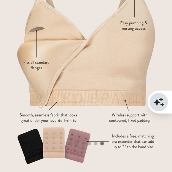 Kindred Bravely Pumping Bra Signature Sublime Contour - Picture 3 of 8
